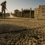 béton désactivé inconvénients allée gravillons