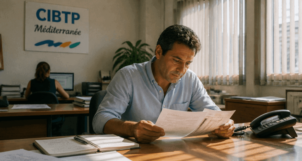 cibtp méditerranée téléphone conseiller