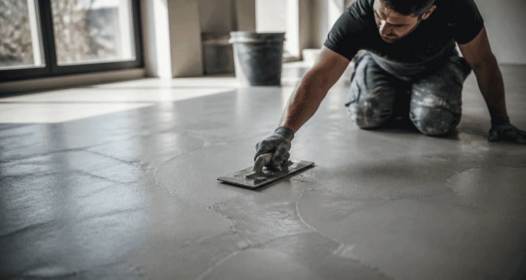 comment faire un beton cire sol interieur artisan