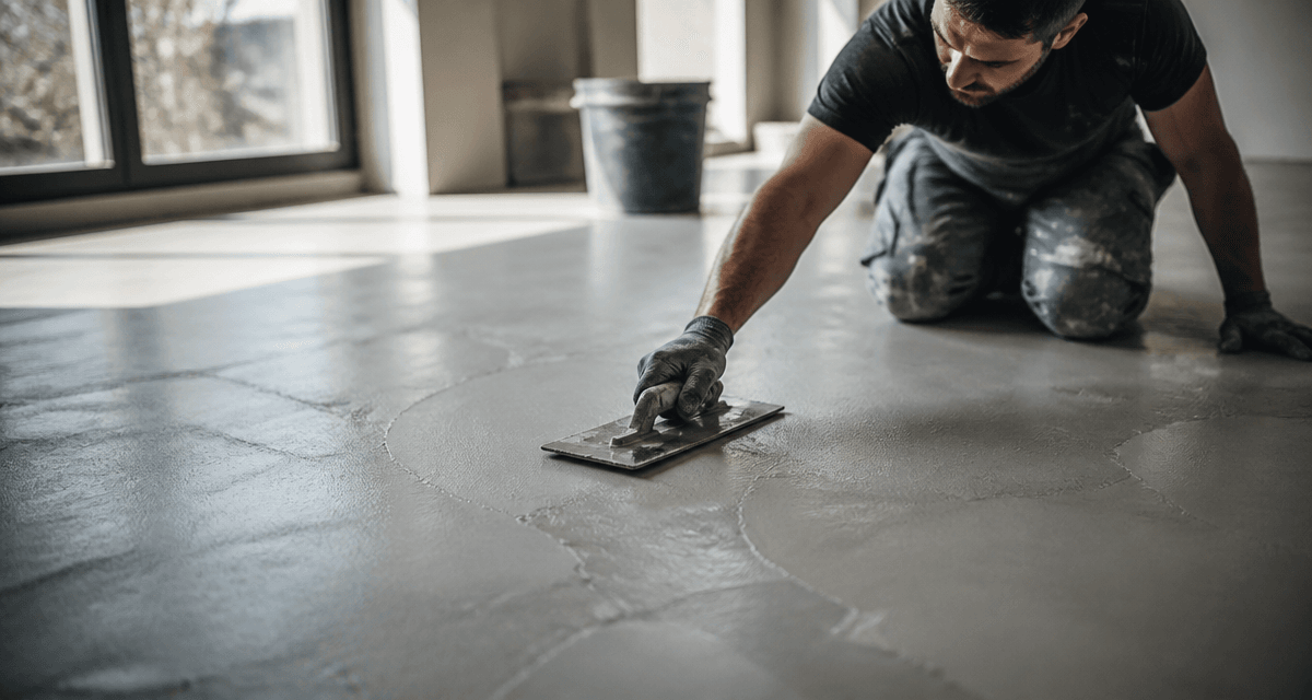 comment faire un beton cire sol interieur artisan