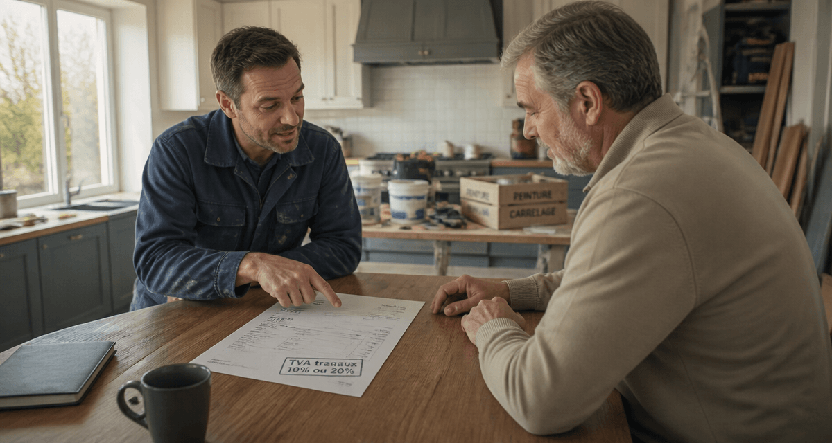 comment savoir si tva à 10 ou 20 travaux devis cuisine