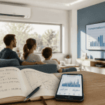 consommation electrique climatiseur reversible en situation réelle