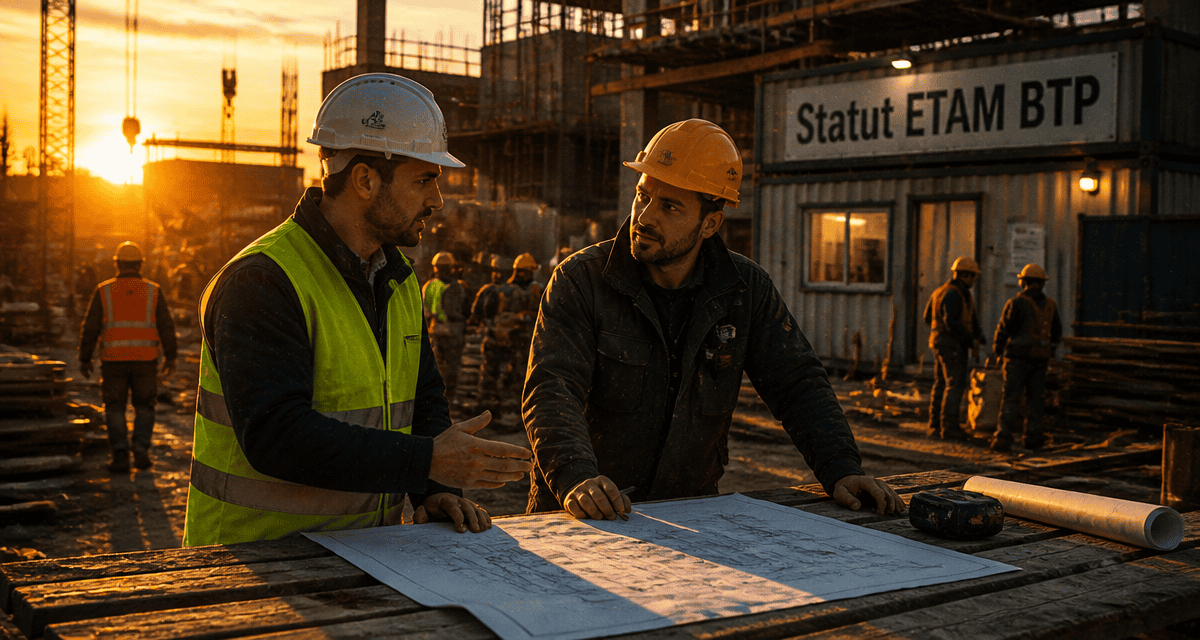 etam dans le btp technicien chef chantier