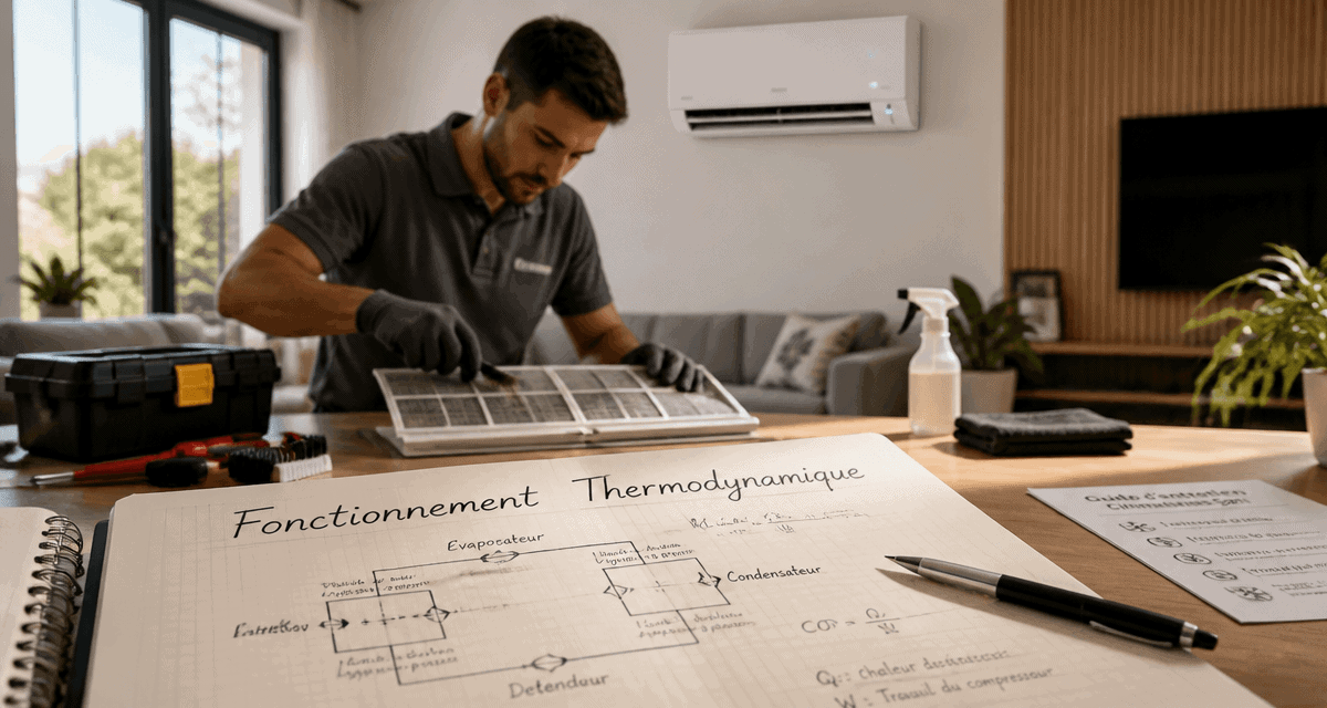 fonctionnement climatiseur split nettoyage filtre