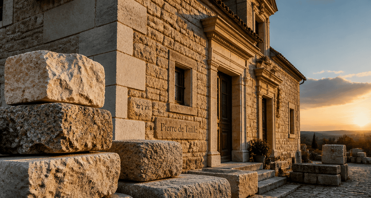 Maison pierre de taille façade calcaire granit grès