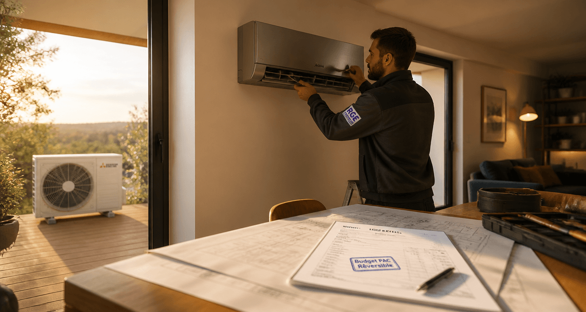 pompe à chaleur clim réversible prix installateur