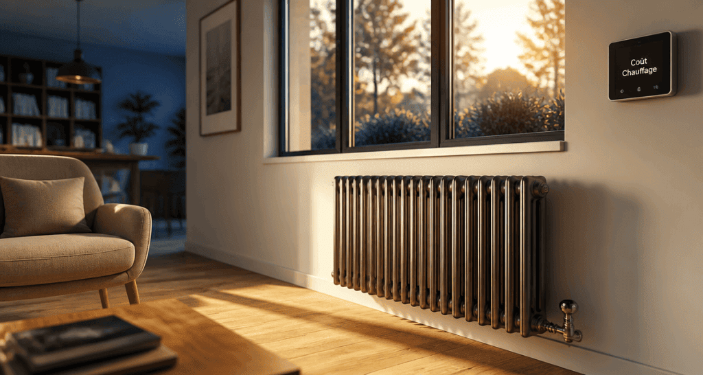 Radiateur à inertie consommation sous fenêtre salon