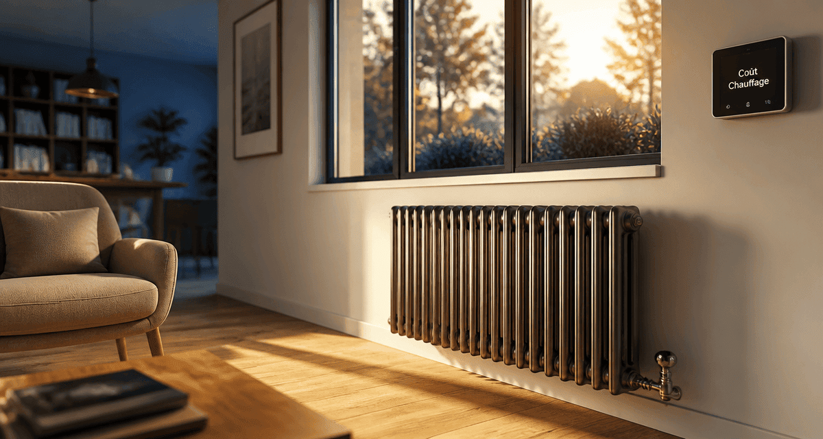 Radiateur à inertie consommation sous fenêtre salon