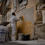 Ravalement ITE sur façade immeuble ancien