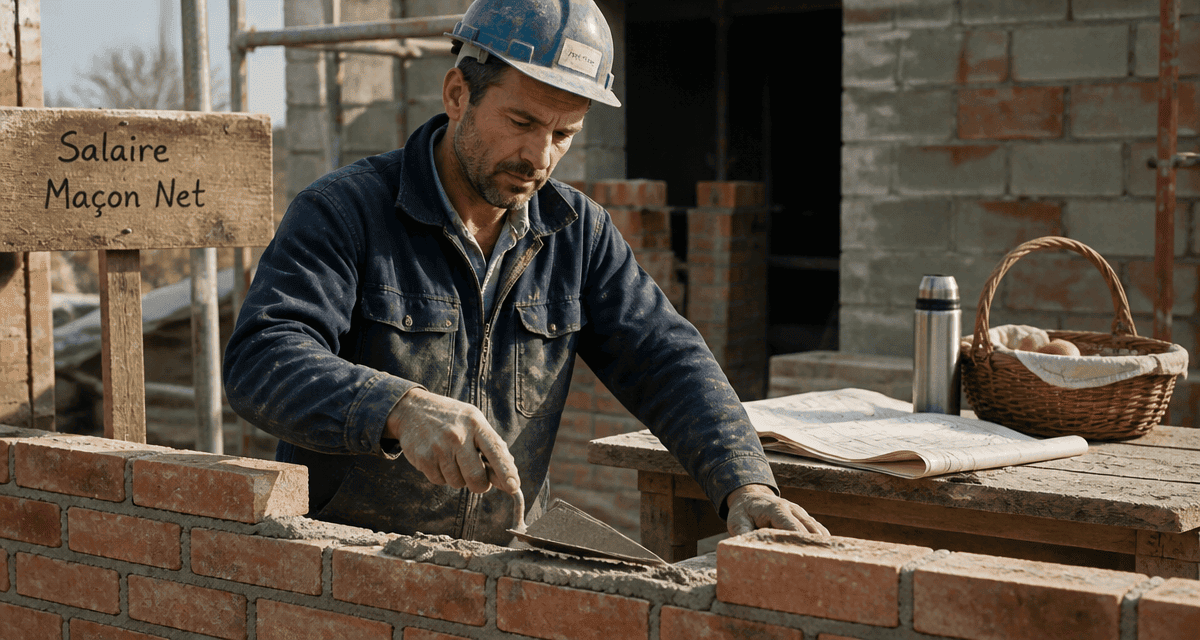 salaire maçon net maçon chantier