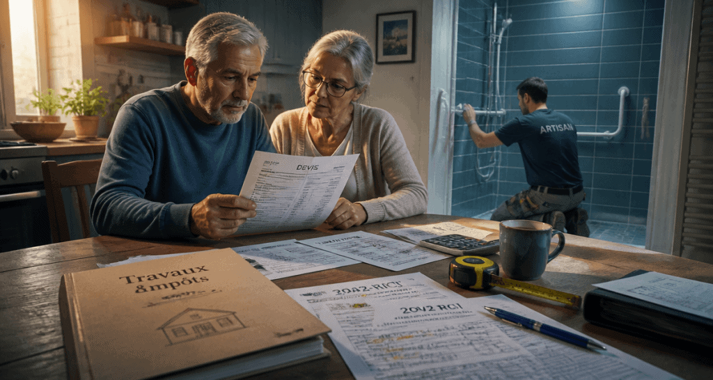 travaux maison impots seniors devis artisan