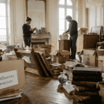 Vidage maison, tri objets et meubles anciens