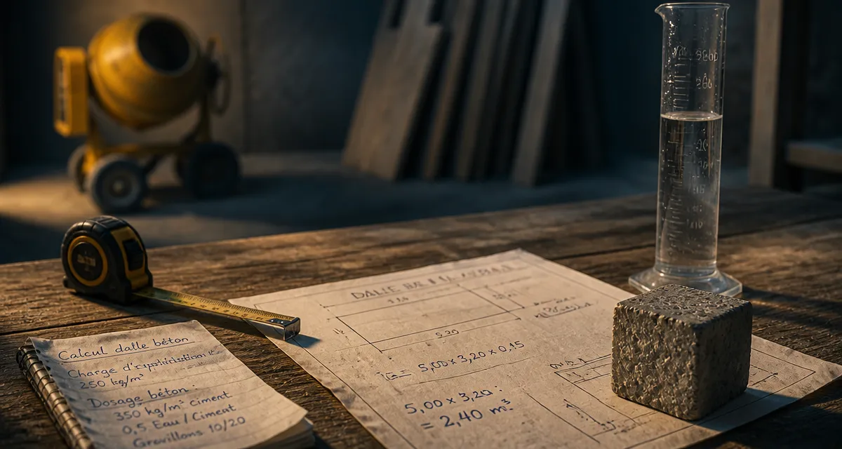 Calcul m3 beton : formule et astuces pour estimer la quantité