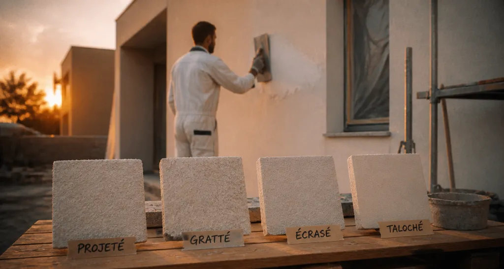 crépi ou enduit extérieur artisan applique façade