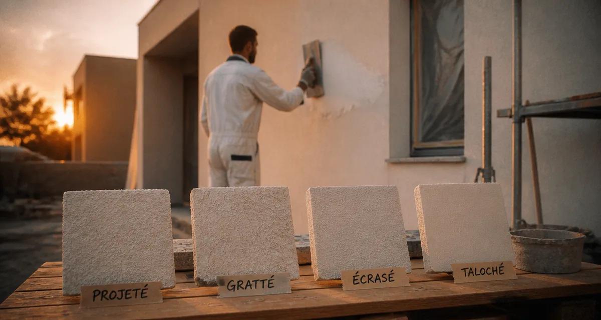 crépi ou enduit extérieur artisan applique façade