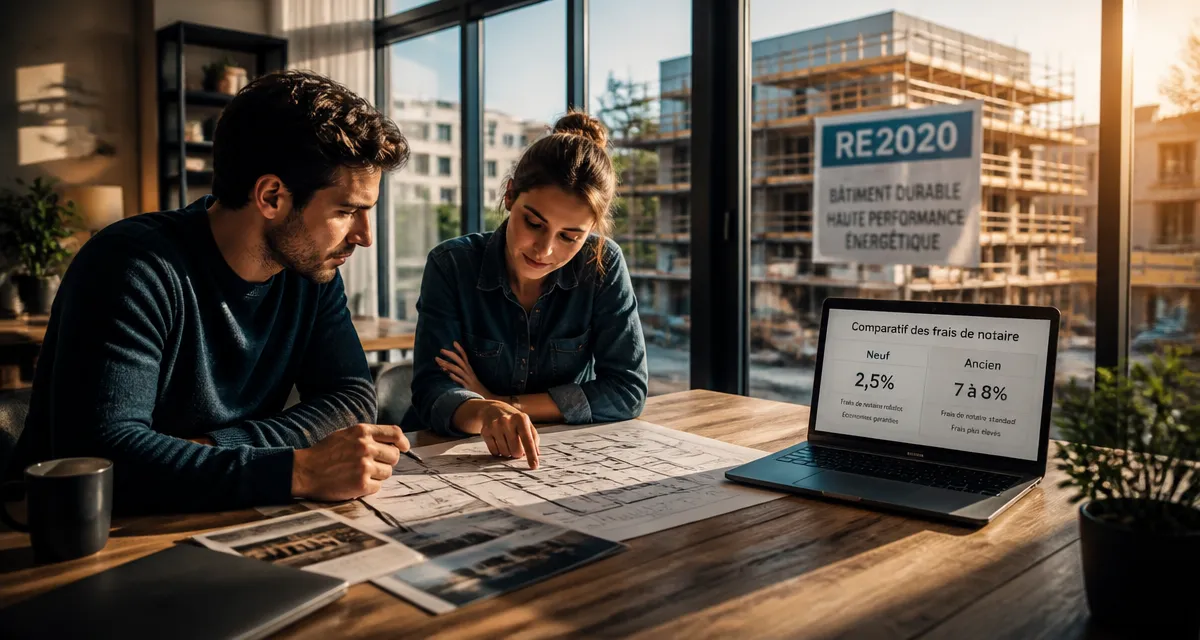 Faut il acheter en VEFA aujourd'hui couple consulte plan appartement