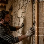 isoler un mur en pierre avec laine de chanvre et fibre de bois