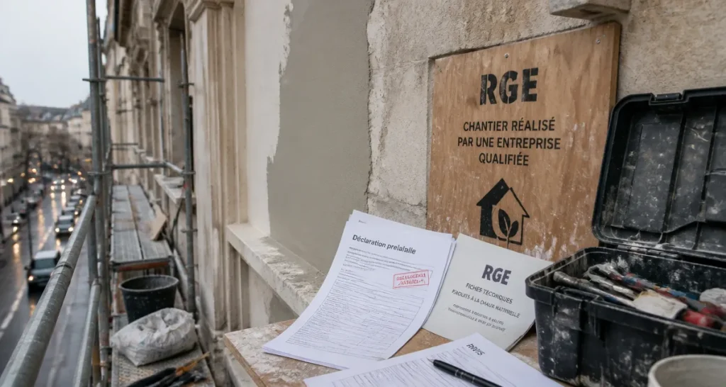Nouvelle loi ravalement de façade : isolation thermique, échafaudage et enduit