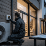 prix pompe à chaleur maison 150m2 unité extérieure technicien