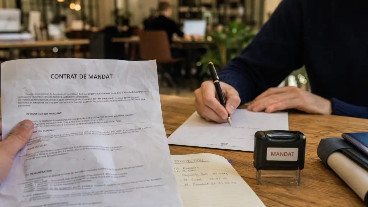 Agent commercial définition : mandat signé et prospection