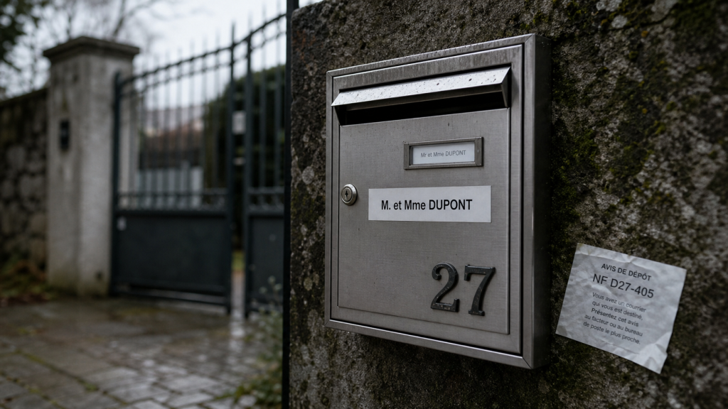 Boîtes aux lettres normes NF : fente, serrure et dépôt conforme