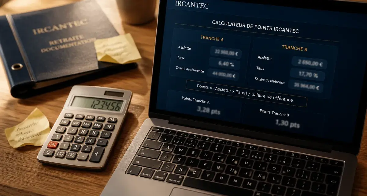 Calcul points ircantec : formule et seuil 300 points