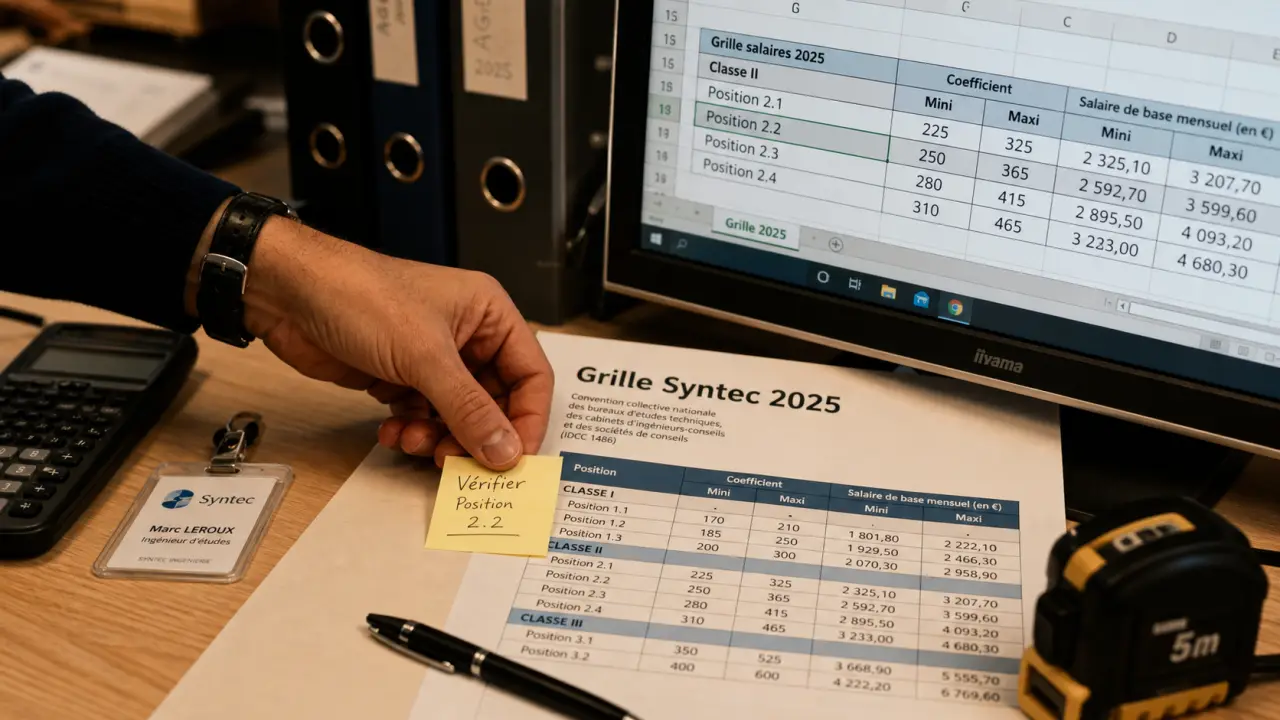 Coefficient syntec 2025 : hausse 3,59 % et seuils à vérifier