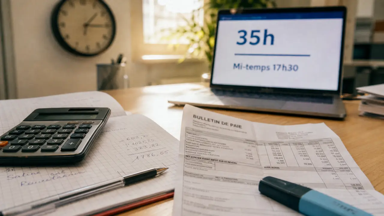 Combien d heures pour un mi temps ? 17h30, salaire et exceptions
