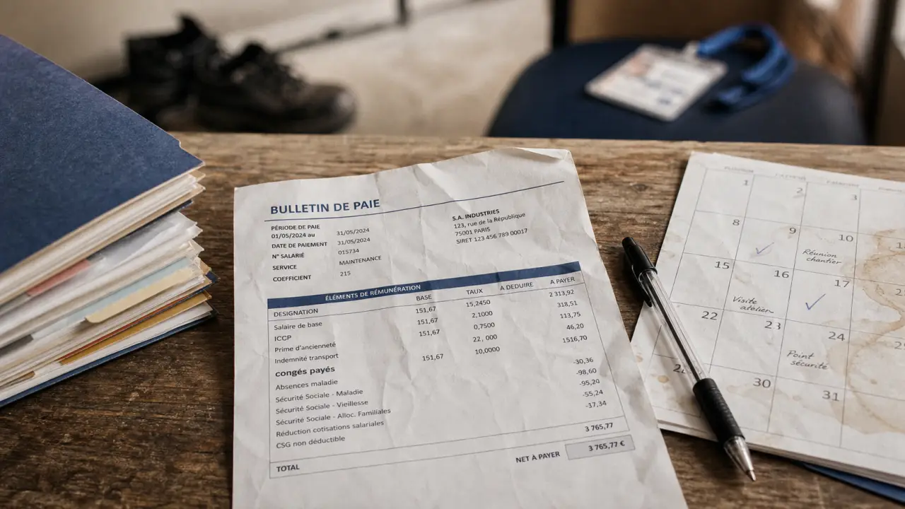 Congés en interim et ICCP : bulletin de paie, congés payés