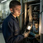 BAC PRO MELEC : métier bac pro qui gagne bien en atelier industriel, diagnostic électrique