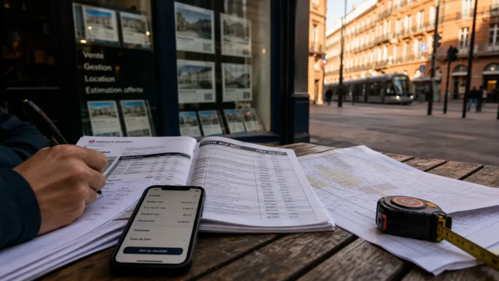 À Toulouse, acheter un appartement autour de 3 564 €/m² : quartiers, prix et vérifications avant de signer