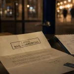 conge bail commercial : délais 6 mois et sortie triennale