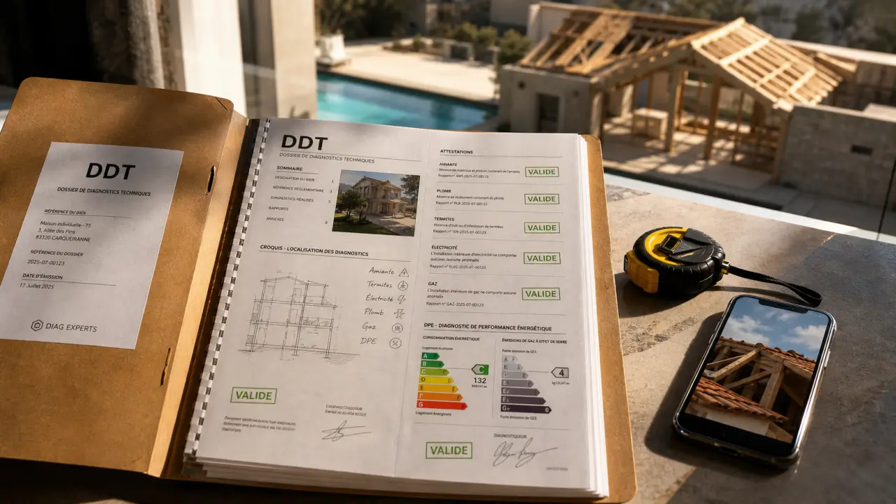 Diagnostic luxe villa : DPE et amiante pour négociation