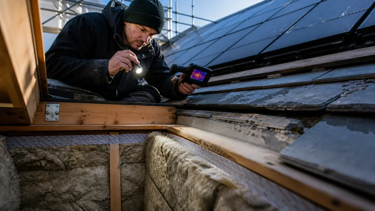 Isolation des combles et panneaux photovoltaïques à Angers : laine et toiture