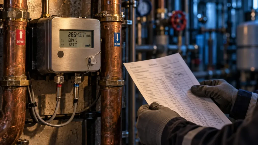 Compteur de chauffage : ce qu’il mesure et pourquoi il ne remplace pas un répartiteur