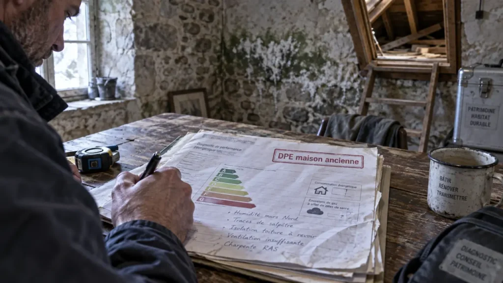 DPE d’une maison ancienne en pierre : rénover sans piéger l’humidité