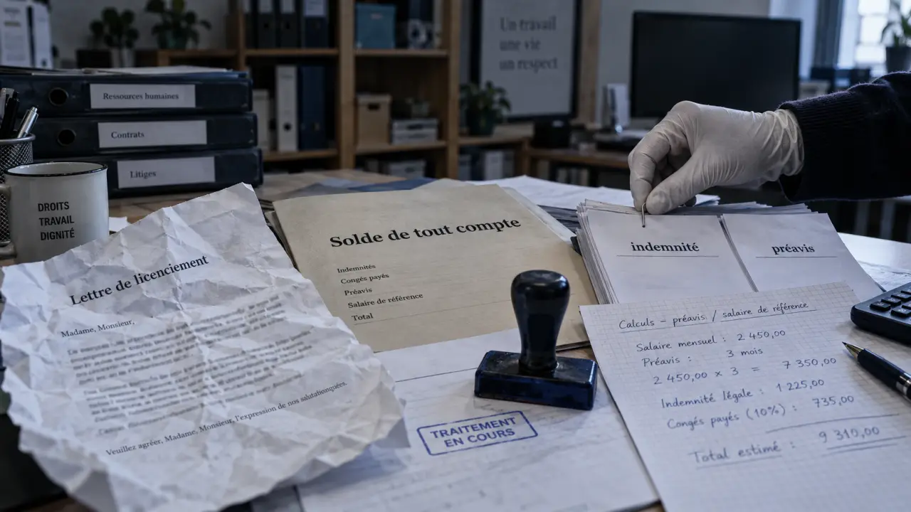 Calcul indemnité licenciement travailleur handicapé et RQTH : préavis jusqu’à 3 mois