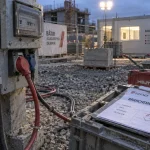 Compteur EDF de chantier pour branchement provisoire sur chantier