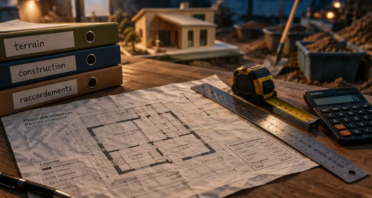 Construction maison simulation prix : bâti, terrain et options