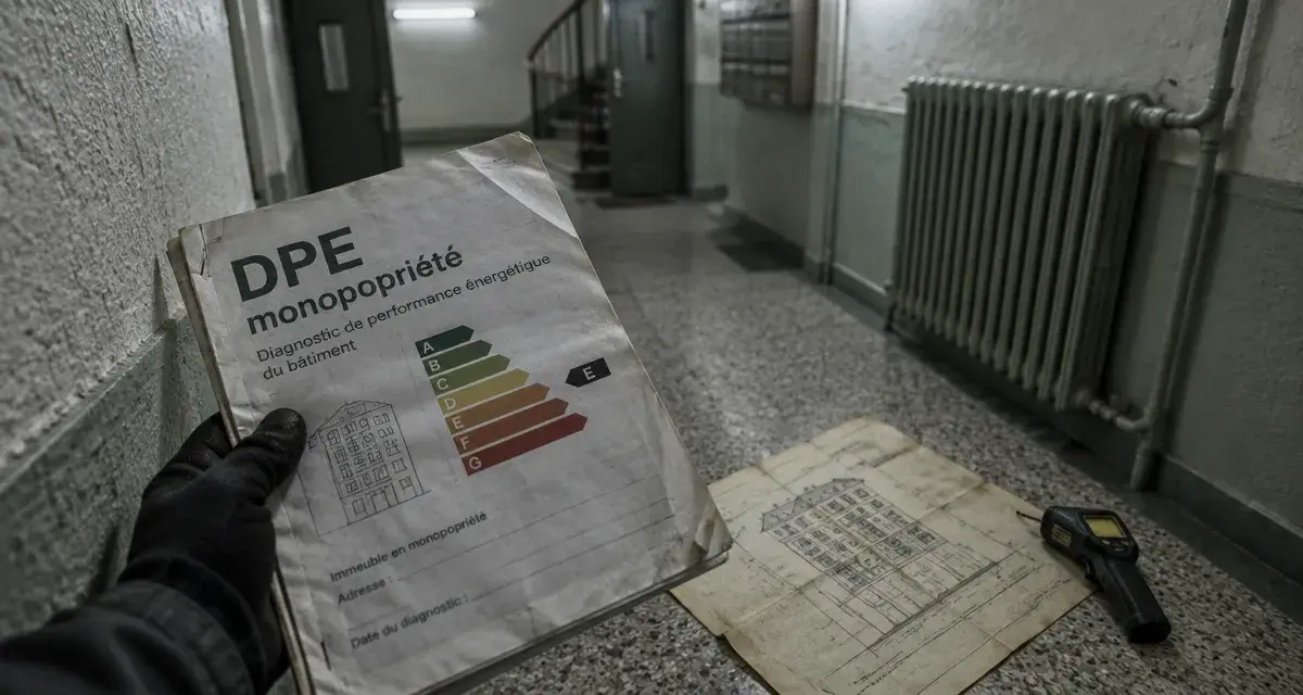 DPE immeuble monopropriété : dossier et schéma pour évaluer le bâtiment