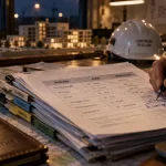 Entreprises BTP : bureau de chantier, dossiers activité et zone