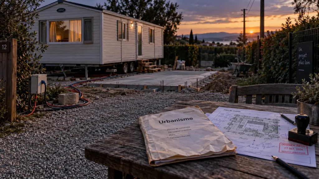 Mettre un mobil-home sur son terrain : le PLU et les 3 mois qui changent les règles