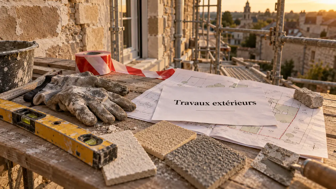 Travaux extérieurs : terrasse en rénovation, terrain et devis à vérifier avant signature